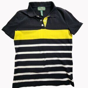 Lauren Active Ralph Lauren Womens Medium Striped Polo Shirt